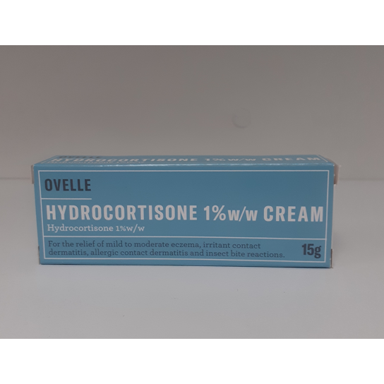 Ovelle Hydrocortisone 1% w/w Cream 15g