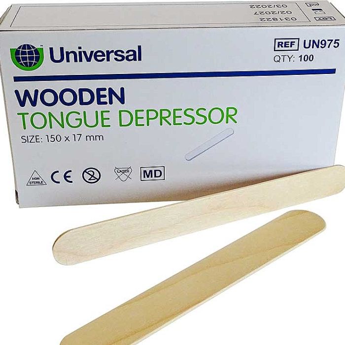 WOODEN TONGUE DEPRESSORS 100