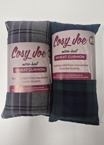 Cosy Joe Heat Wraps check fabric