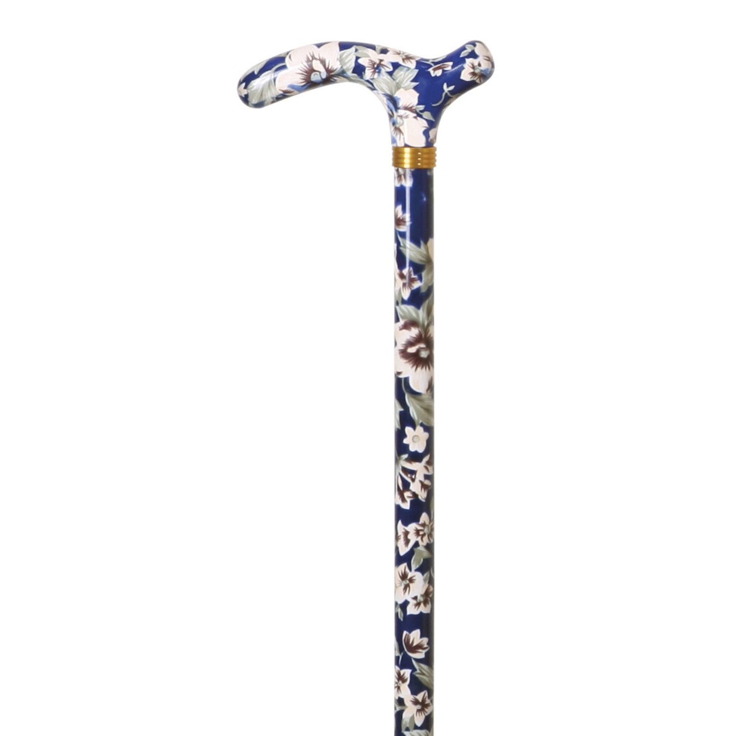 Stylish Adjustable Walking Stick - Flower Splash