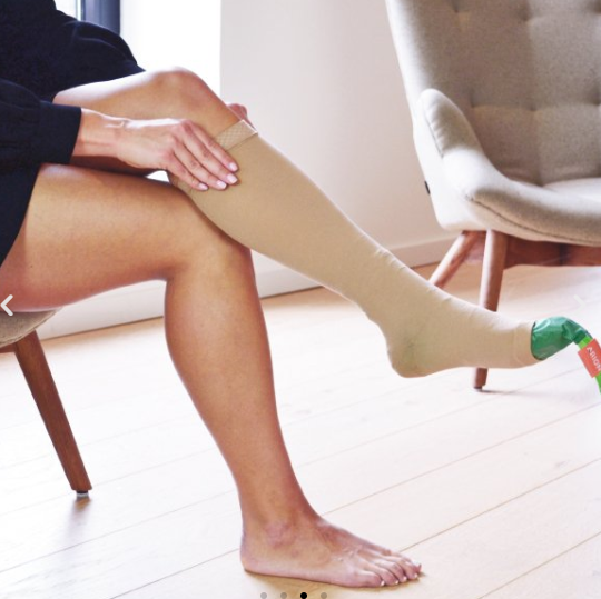 Easy-Slide Aid for Compression Stockings