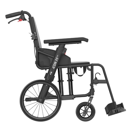 Icon 35 Lx Premium Lightweight Transfer Wheelchair