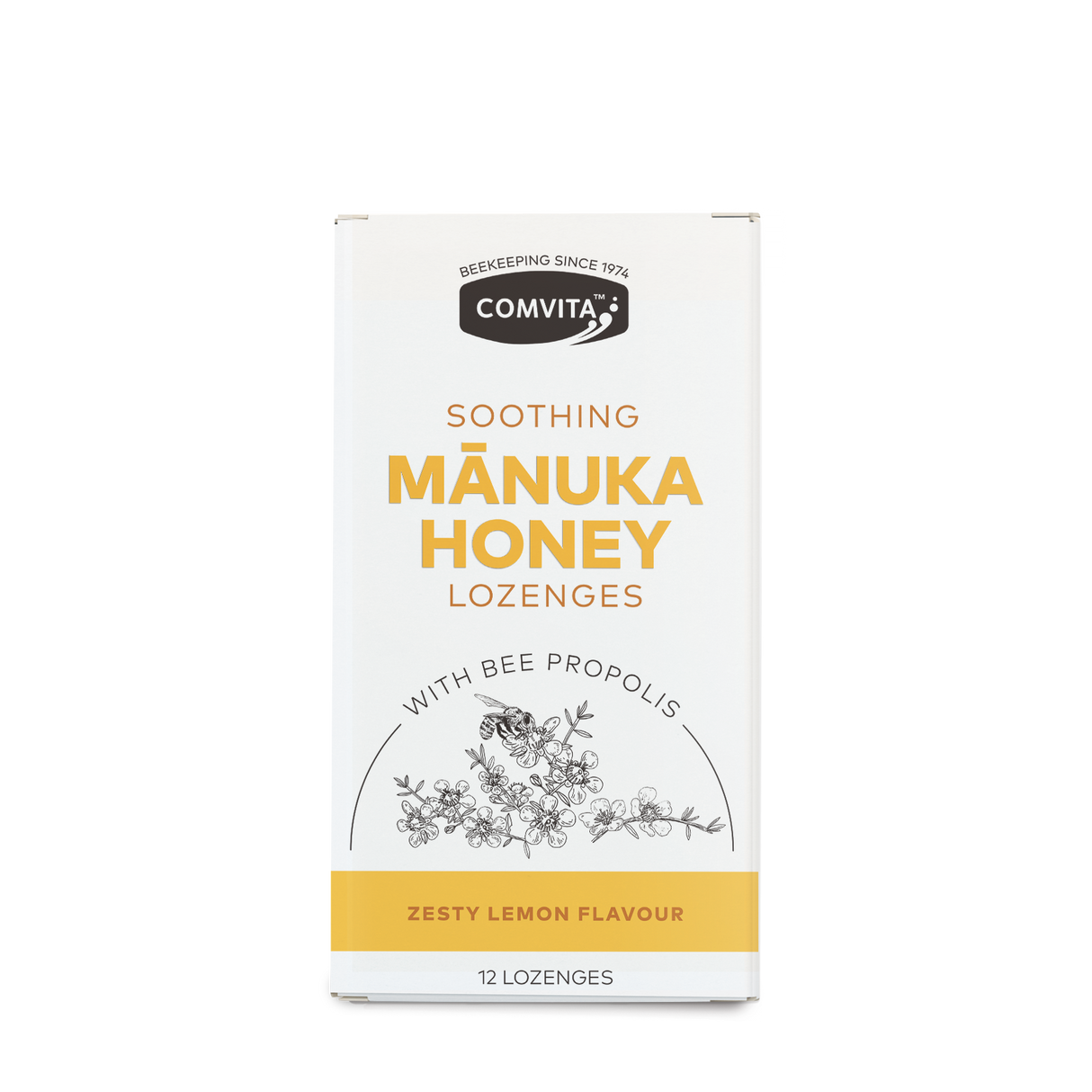 Manuka Honey Lozenges with Propolis Lemon & Honey 12s