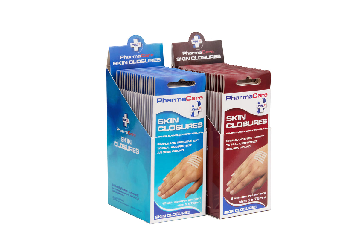 PHARMACARE SKIN CLOSURE STRIPS  6 X 75MM 6'S