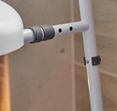 Mowbray Lite Adjustable Toilet Frame with Seat - Flat-Pack