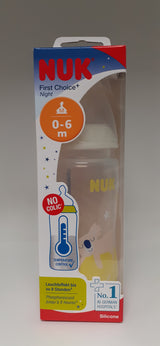NUK First Choice+ Night Temperature Controlled Bottle 300ml