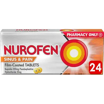 Nurofen Sinus & Pain Film-Coated Tablets 24s