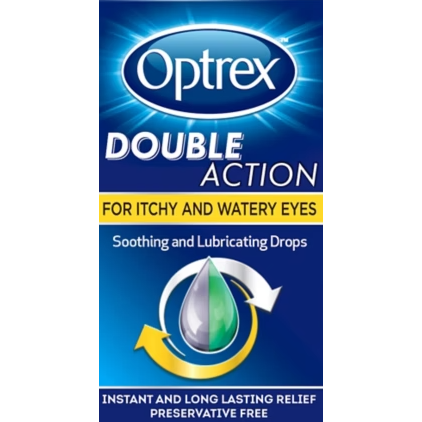 Optrex Double Action Drops for Itchy & Watery Eyes 10ml