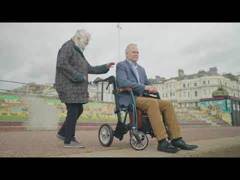 Glide 2-in-1 Rollator & Wheelchair