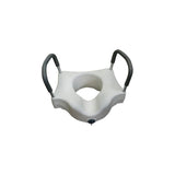 Raised Toilet Seat With Armrests