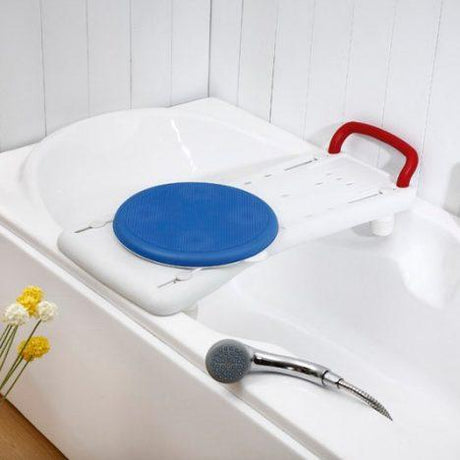 Shower Transfer Bench with Rotary Seat