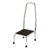Chromed Steel Footstool with removable handle 