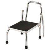 Chromed Steel Footstool with removable handle