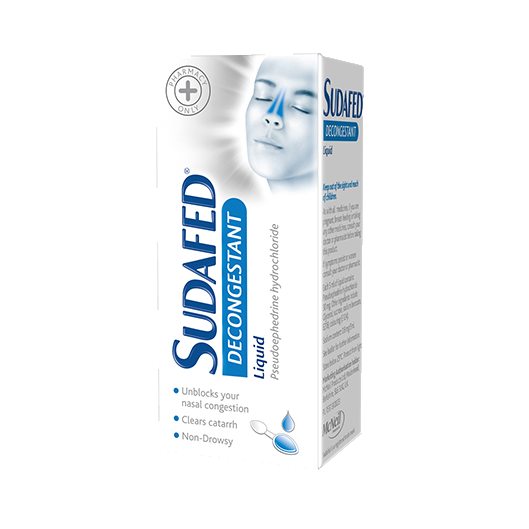 Sudafed Decongestant Syrup 100ml