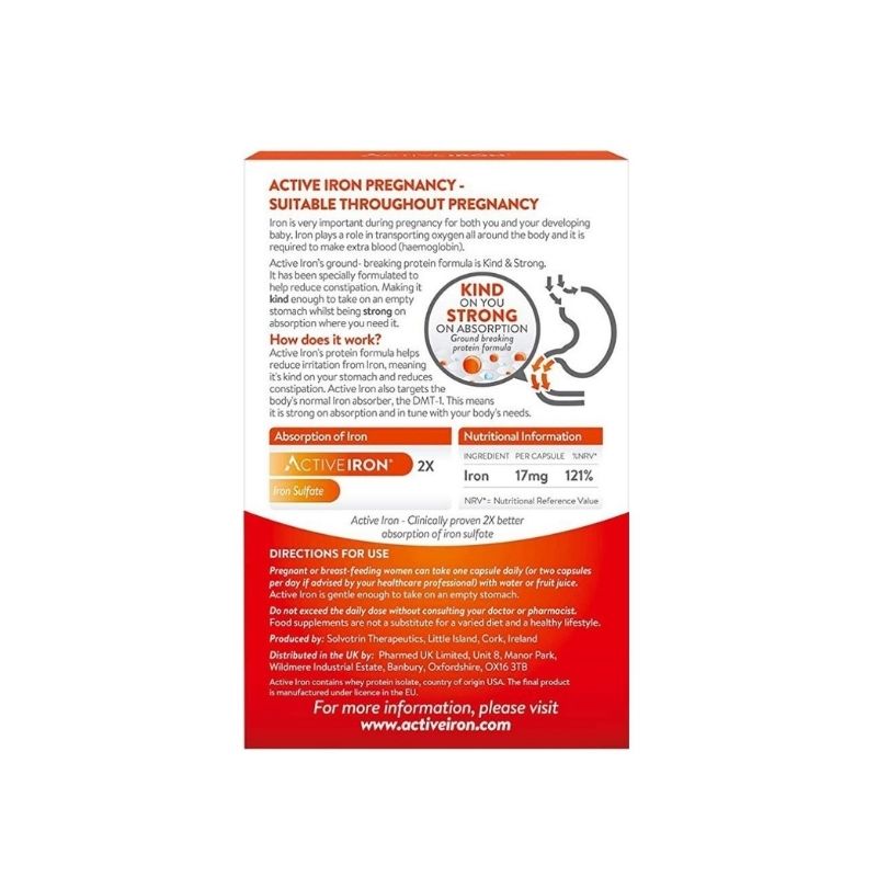 Active Iron Pregnancy 30 Daily Capsules