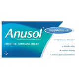 Anusol Suppositories 12s