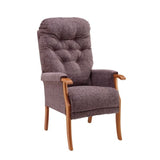 Avon High-Backed Oak Fireside Chair