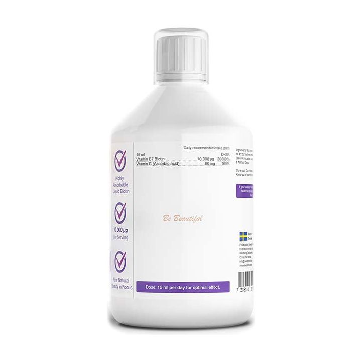 Swedish Nutra Biotin 10000ug Liquid