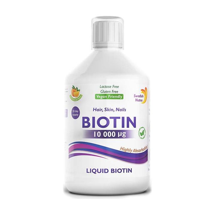 Swedish Nutra Biotin 10000ug Liquid