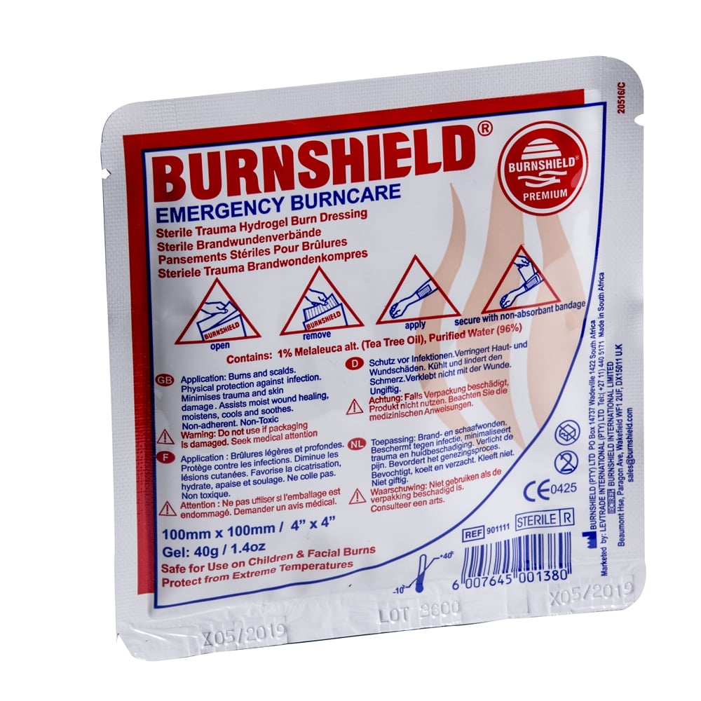 Burnshield Sterile Burn Dressing - 10cm x 10cm