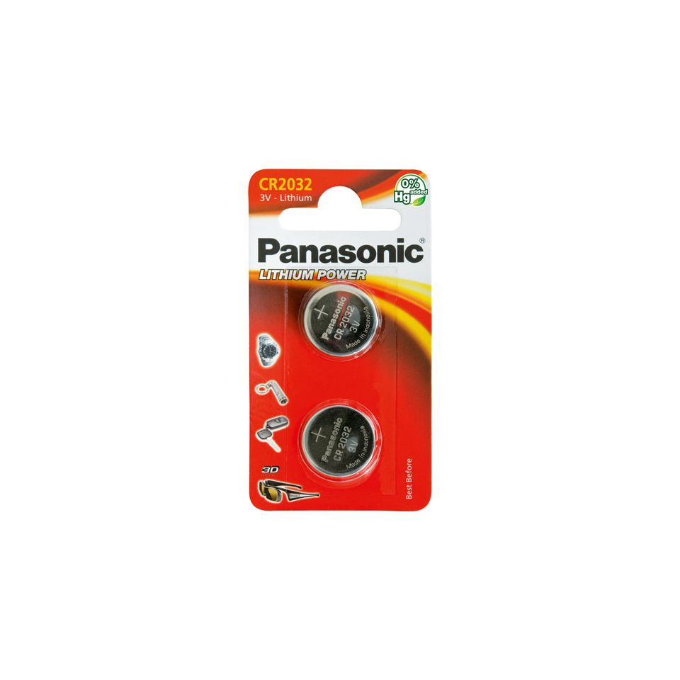 Panasonic 2032 Batteries - 2 Pack