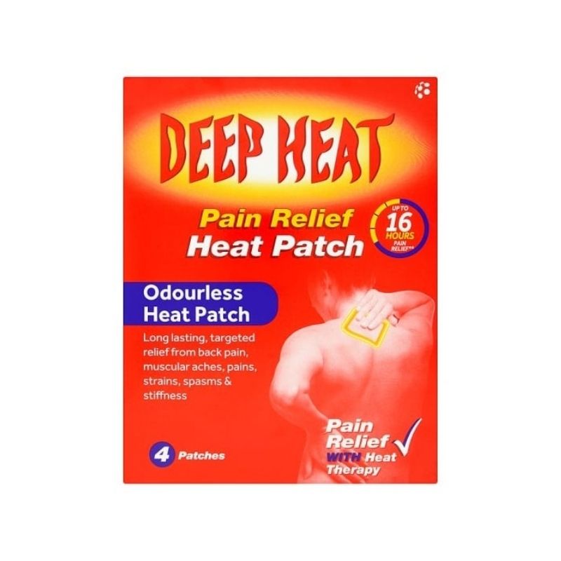 Deep Heat Patches 4 Pack Deep Heat Pain Relief Phelan's Pharmacy