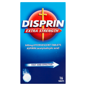 Disprin Extra Strength 500mg Effervescent Tablets 16's