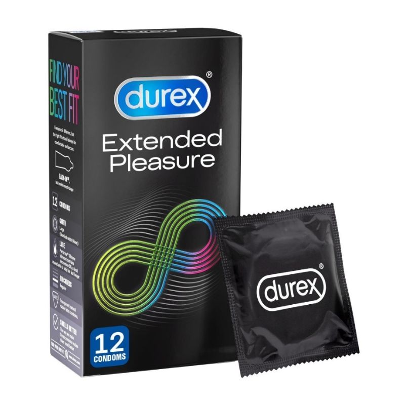 Durex Extended Pleasure Condoms 12 Pack