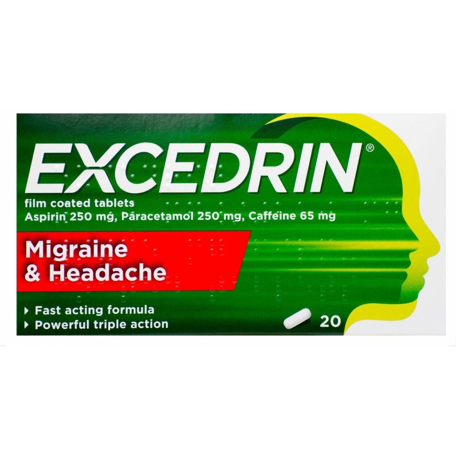 Excedrin Tablet 20s