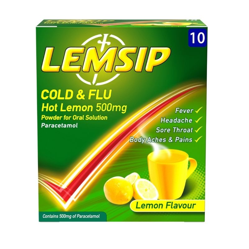 Lemsip Cold & Flu Sachets 10 Pack