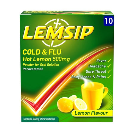 Lemsip Cold & Flu Sachets 10 Pack