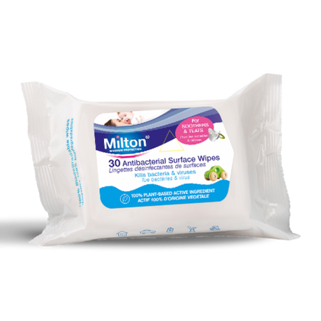 Milton Antibacterial Surface Wipes 30s