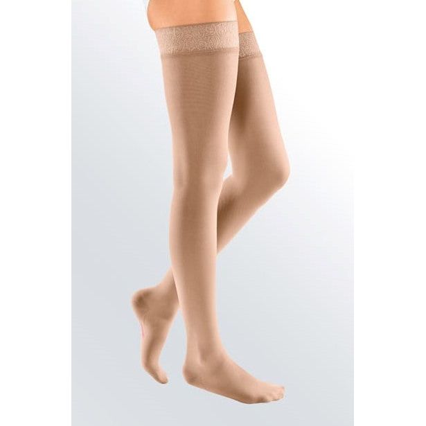 Mediven Elegance - Beige Standard Thigh with Silicone Topband