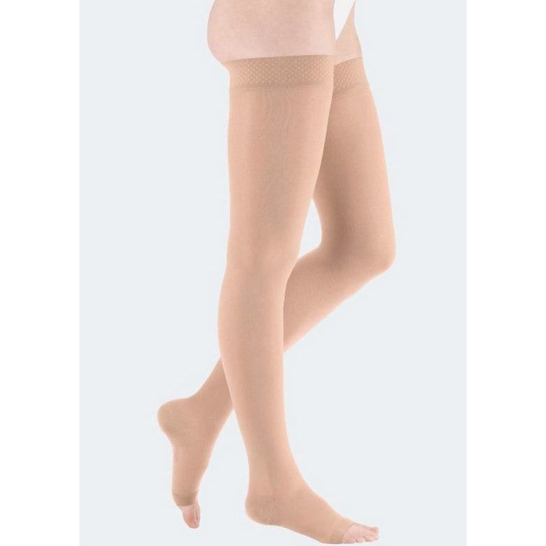 Mediven Plus - Beige Standard Thigh with Silicone Topband