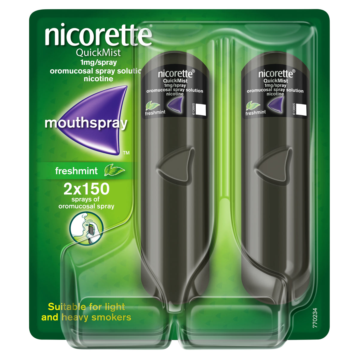 Quickmist Nicorette Quickmist Mouth Spray - Phelan's Pharmacy