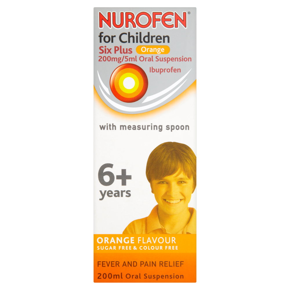 Nurofen Children 6+ 200mg/5ml Oral Suspension