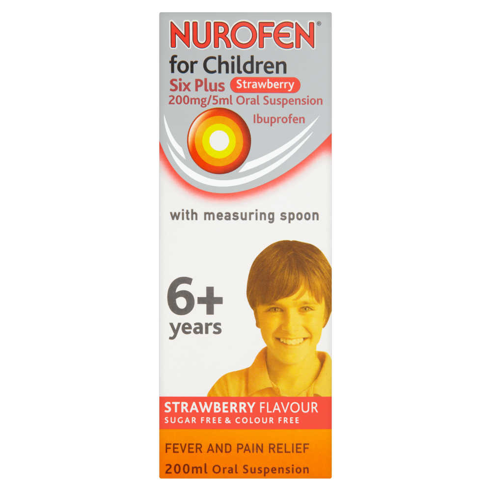 Nurofen Children 6+ 200mg/5ml Oral Suspension
