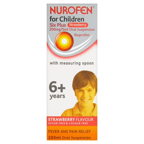 Nurofen Children 6+ 200mg/5ml Oral Suspension