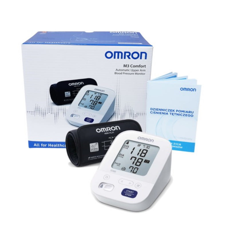 Omron Blood Pressure Monitor Comfort- M3 – elkholoodmedical