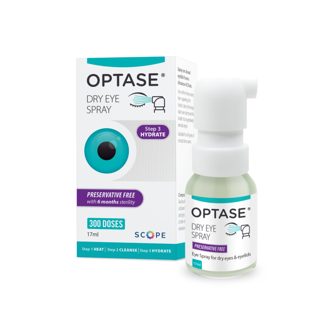 OPTASE Dry Eye Spray 17ml / 300 doses
