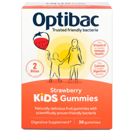 Optibac Kids Gummies 30s Strawberry