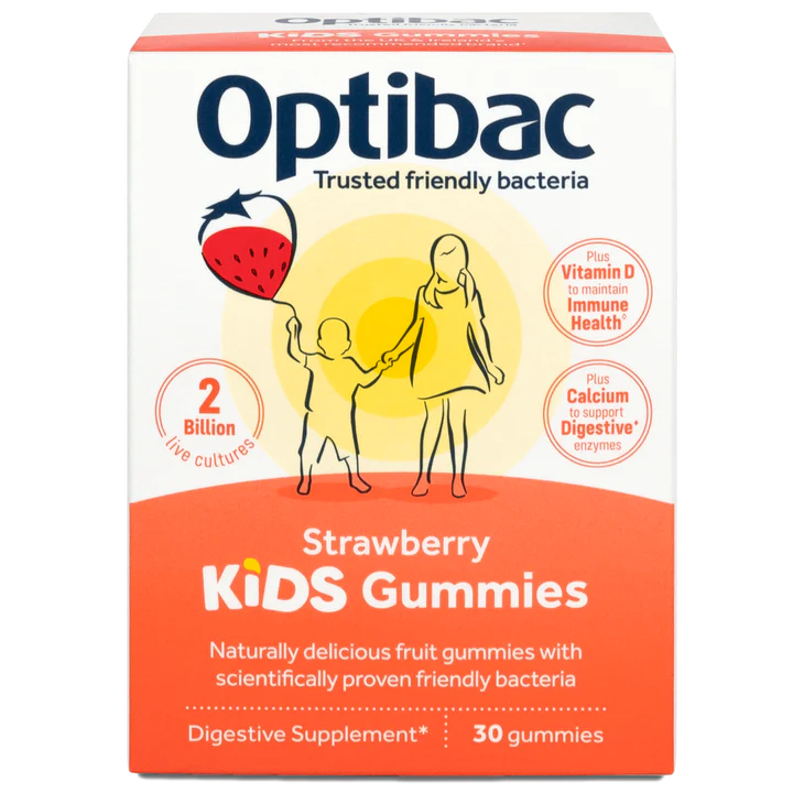Optibac Kids Gummies 30s Strawberry
