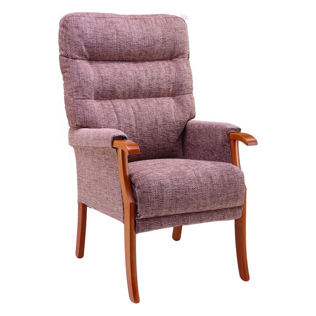 Orwell High-Backed Oak Fireside Chair