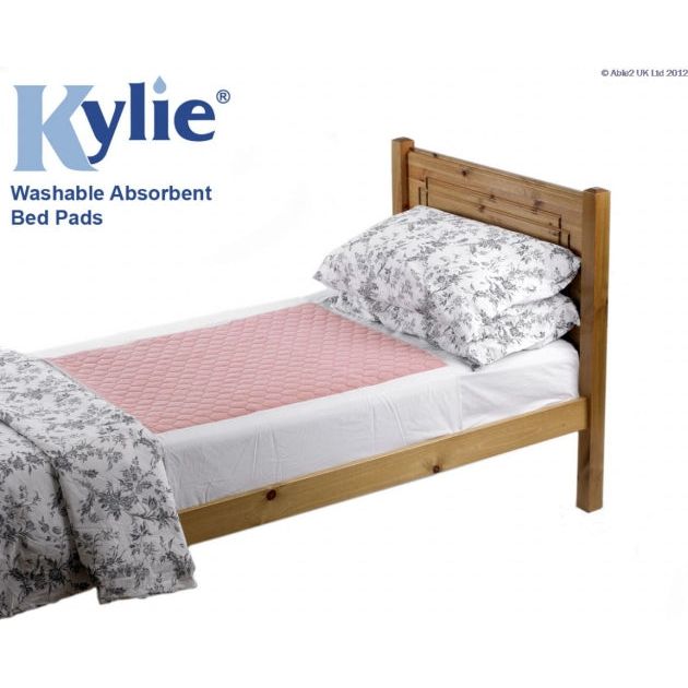 Kylie Washable Absorbent Bed Pad with Wings