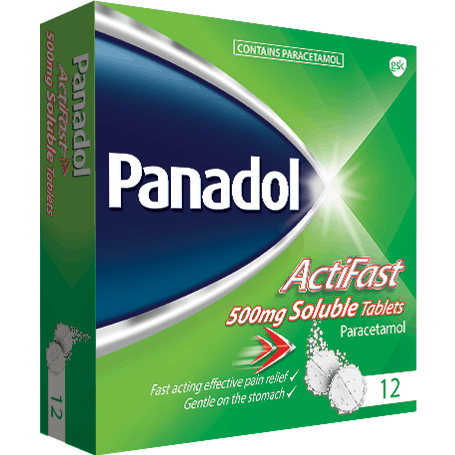 Panadol Actifast Soluble 12s