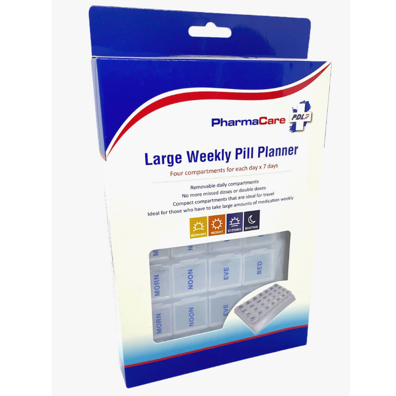 PharmaCare Large Weekly Pill Planner