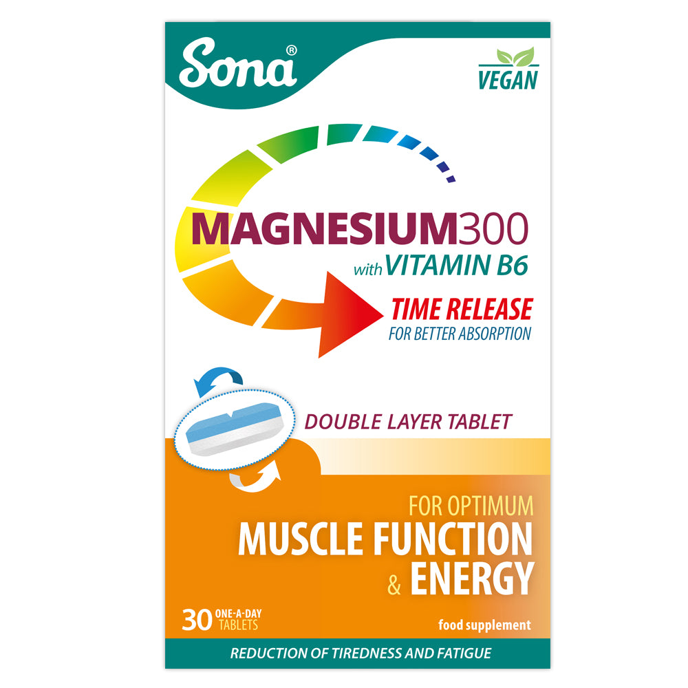 Sona Magnesium 300 with Vitamin B6