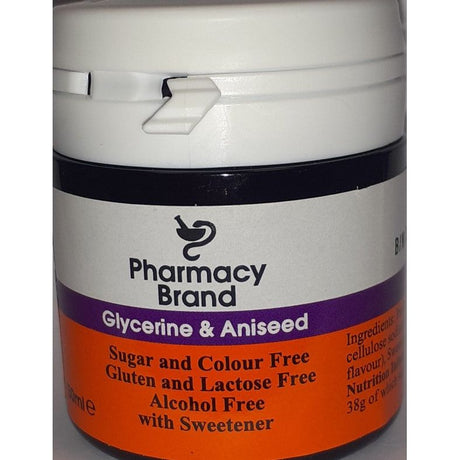 Pharmacy Brand Glycerine & Aniseed 50ml