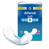 Attends Soft Shaped Pads Level 4-5 for Moderate Incontinence