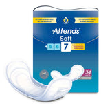 Attends Soft Shaped Pads Level 6-7 for Heavy Incontinence
